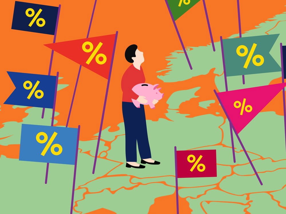 Festgeld calculator illustration